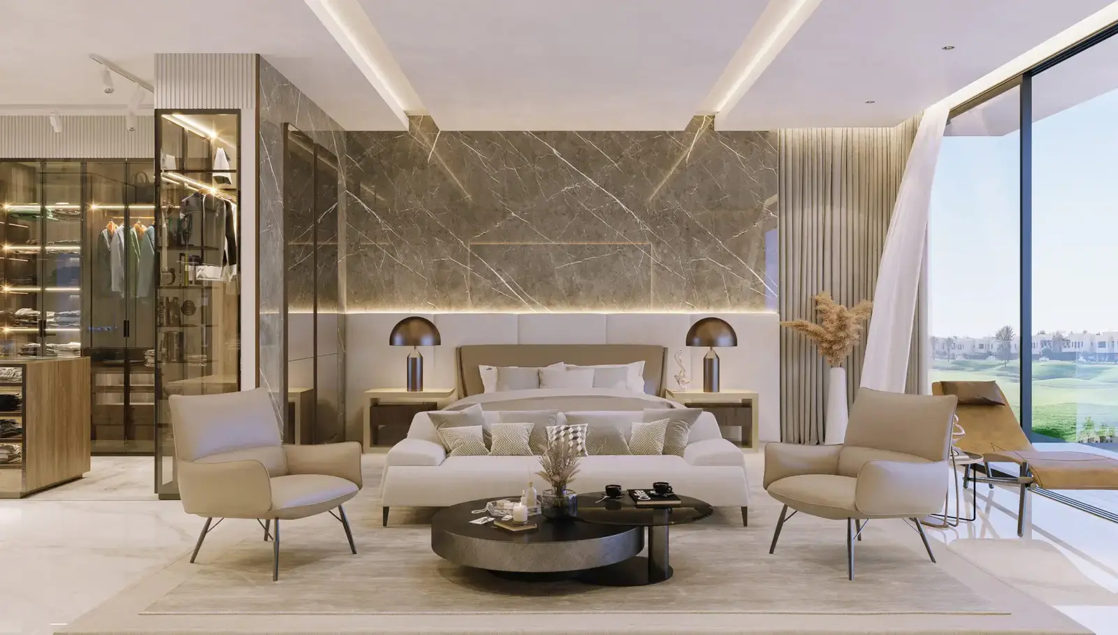 فيلا بتصميم عصري مع مساحات داخلية رحبة