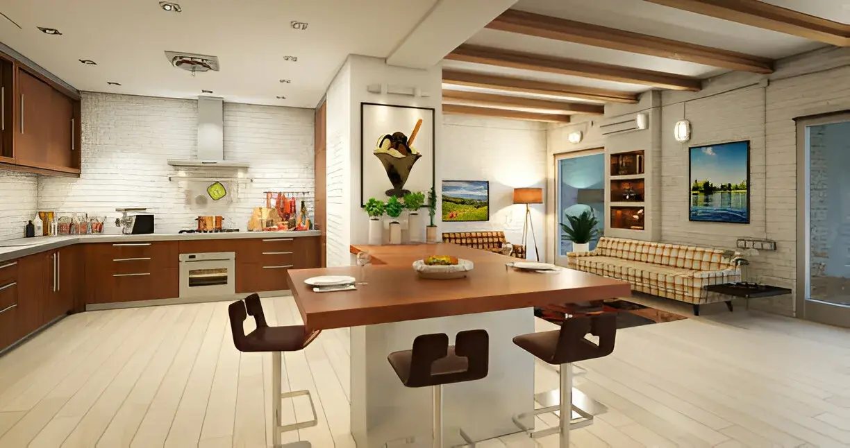 Lüks Detaylarla Geniş Şık Dubleks Tasarımı