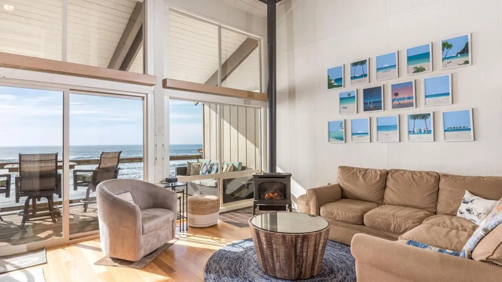 منزل عطلات على الشاطئ مع وصول مباشر إلى الرمال الذهبية