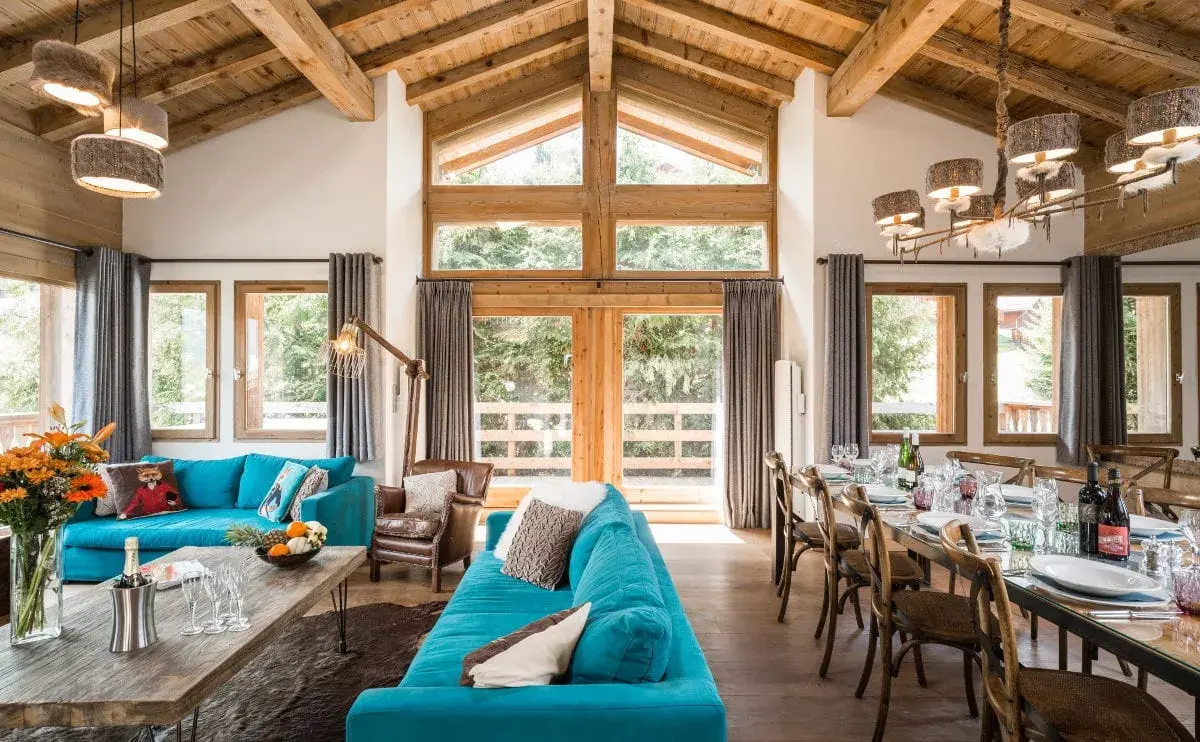 فيلا جبال الألب مع مناظر بانورامية رائعة