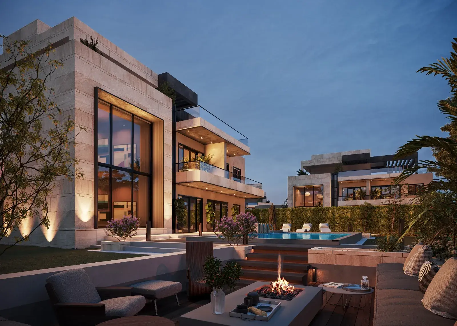 فيلا عصرية مع ميزات منزل ذكي وتكنولوجيا متقدمة