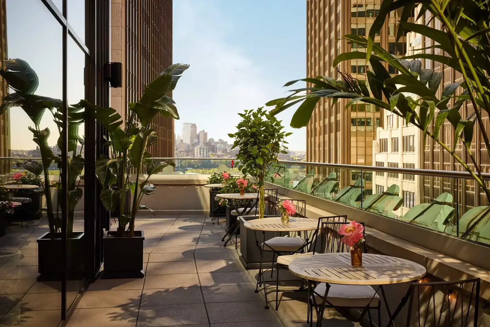 فندق حضري راقٍ مع بار على السطح وإطلالات بانورامية