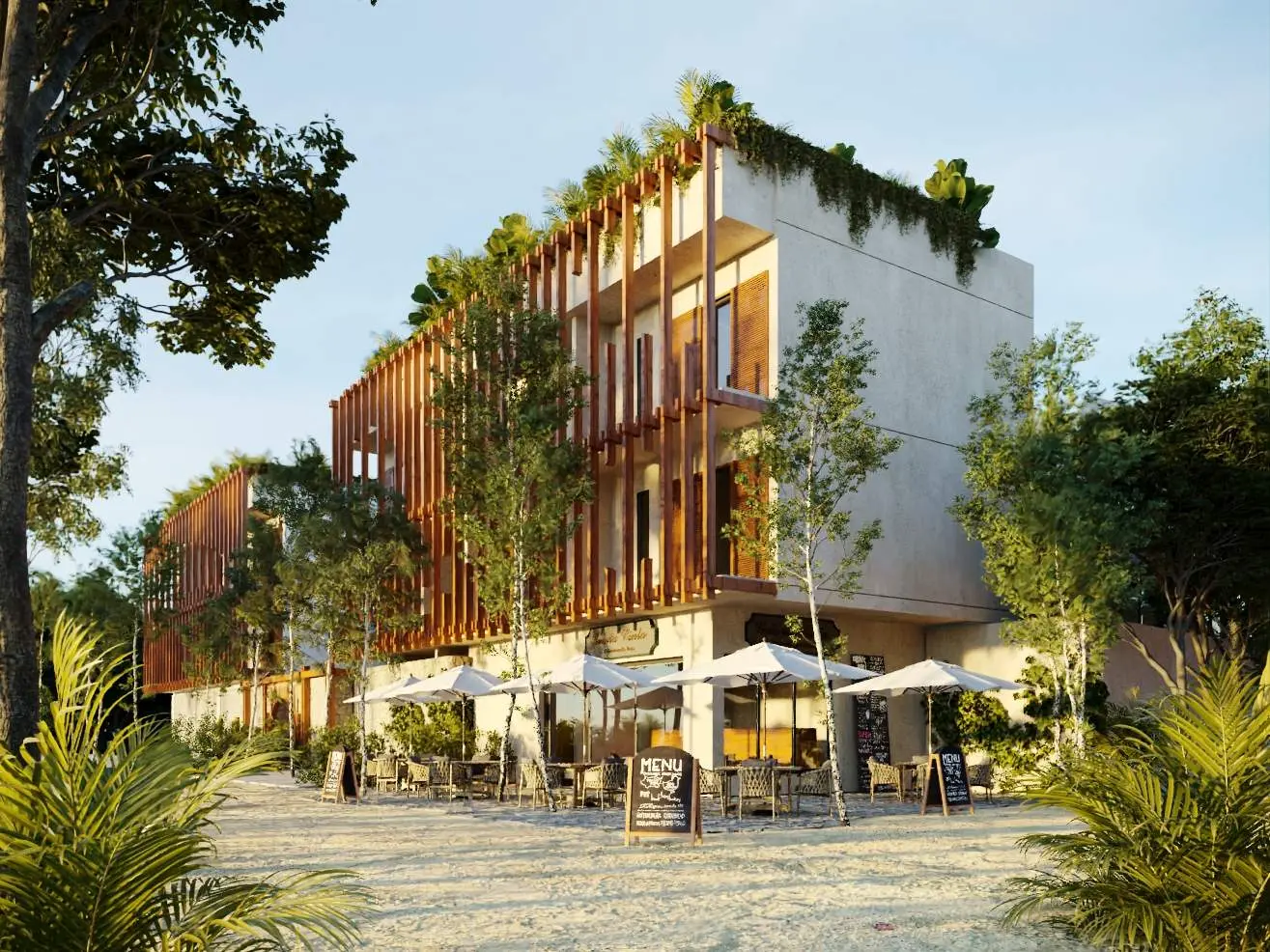 Dış Mekan Teraslı Sıcak Denize Sıfır Tatil Evi