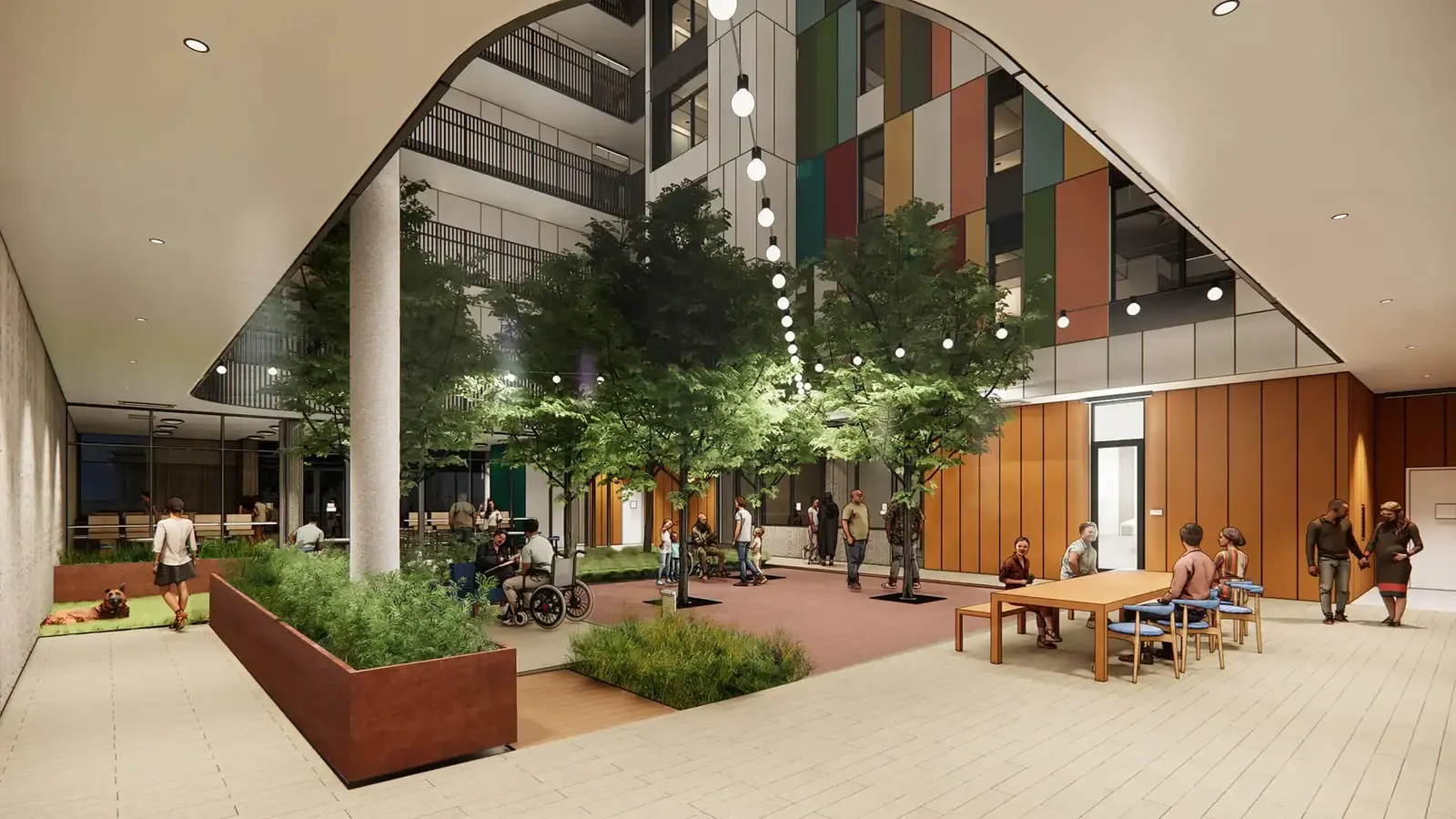 مركز مدني مجتمعي يوفر مساحات ووسائل راحة للفعاليات